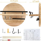 Llaveros Personalizados con Foto - Organizador de Pared de Madera Premium