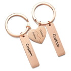 Llaveros Personalizados con Nombre - Acero Inoxidable Premium | Regalo Único