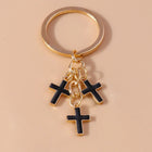 Llaveros Originales para Coche - Cruces Esmaltadas Elegantes para Llavero de Coche, Accesorio Premiu