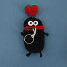 Llavero con Foto Personalizado a Crochet – Muñeco Hecho a Mano con Amor, Regalo Único y Premium