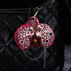 Llavero de Orquídea Phalaenopsis Simulada - Decoración Premium para Mochila, Regalo Creativo