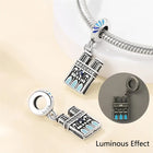 Llaveros Charms de Plata 925: Torre Eiffel, Coliseo, Arco del Triunfo - Luminosos y Elegantes