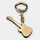 Bag Charm Llavero Guitarra Negro Acero Inoxidable Gótico Y2K - Charm para Bolso Mujer Hombre
