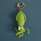 Llaveros Personalizados de Animales Marinos - Llavero Crochet Hecho a Mano - Pez Tropical y Tiburón