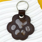 Llavero con Peluche Recuerdo para Mascotas - Llavero de Cuero con Colgante para Guardar Pelo de Perr