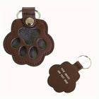 Llaveros Personalizados con Foto y Nombre - Llavero de Cuero para Mascotas, Regalo Memorial Perro Ga