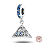 Llaveros Charms de Plata 925: Torre Eiffel, Coliseo, Arco del Triunfo - Luminosos y Elegantes