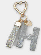 Bag Charm Llavero Elegante con Inicial Diamante - Regalo Premium para Bolso
