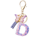 Llaveros Originales para Coche - Letras A-Z Personalizadas, Elegante Llavero Metálico para Mujer, Re
