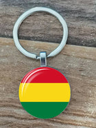 Llavero Metal Bandera Sudamérica Brasil Chile Argentina Perú Colombia - Recuerdo Turístico Premium