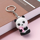 Llavero con peluche Panda Kawaii - Colgante de Bolso Panda con Diseño de Corazón