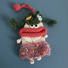 Llaveros Originales para Regalo - Funny Sausage Mouth Girl Crochet Keychain Personalizado