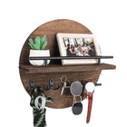 Llaveros Personalizados con Foto - Organizador de Pared de Madera Premium