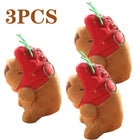 Llaveros de Capibara Peluche Suave y Exclusivo para Coche - Original y Tierno
