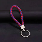Llaveros originales para coche - Llavero de cuero trenzado hecho a mano, accesorio elegante para bol