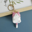 Llavero Personalizado de Gatito Tejido a Mano - Mini Amigurumi Premium para Bolso