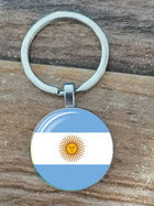 Llavero Metal Bandera Sudamérica Brasil Chile Argentina Perú Colombia - Recuerdo Turístico Premium