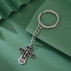 Llavero para Bolso Cruz Ortodoxa Rusa - Charm Elegante y Premium en Acero Inoxidable