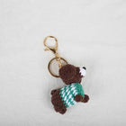 Llavero con Peluche Tejido a Mano - Perro Salchicha Dachshund Crochet, Suave y Original