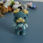 Llaveros Personalizados - Conejito Crochet Hecho a Mano, Llavero Premium para Bolso