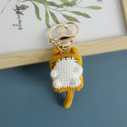 Llavero con foto personalizado - Mini Kitten Series Crochet Cat Doll, Llavero de Ganchillo Premium