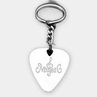 Bag Charm Llavero Guitarra Negro Acero Inoxidable Gótico Y2K - Charm para Bolso Mujer Hombre