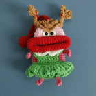 Llaveros Originales para Regalo - Funny Sausage Mouth Girl Crochet Keychain Personalizado