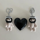 Llaveros Originales para Coche - Peluche Oso con Casco Y2K, Colgante Decorativo para Llaves, Mochila