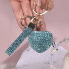 Llavero a Crochet para Hombre Corazón Multicolor Strass Aleación Premium Bolso Mujer
