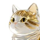 Llavero para Bolso Gato Transparente: Guarda Recuerdos de Mascotas, Charm Premium