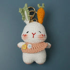 Llavero con Peluche Conejito Tejido a Mano - Premium Crochet Paso a Paso