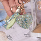 Llavero a Crochet para Hombre Corazón Multicolor Strass Aleación Premium Bolso Mujer