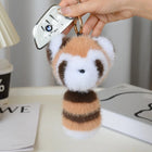 Llaveros Originales para Coche - Mapache de Peluche Suave y Tierno