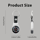 Llavero Metal Brújula Portátil: Gadget de Supervivencia Premium para Aventuras