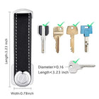 Llaveros Originales para Coche - Elegante Llavero de Cuero para Hombre y Mujer, Organizador de Llave