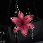Llavero de Flores Orquídea y Lirio Artesanal - Keychain Premium para Decoración de Bolsos