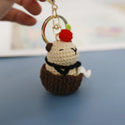 Llavero con Foto Personalizado - Capibara Tejido a Mano, Llavero Original Premium para Regalo