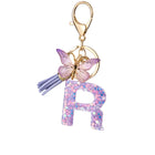 Llaveros Originales para Coche - Letras A-Z Personalizadas, Elegante Llavero Metálico para Mujer, Re