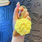 Llavero personalizado de crochet - Mini helado artesanal único