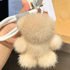 Llaveros Originales para Coche - Osito Peluche Violento Creativo y Premium para Llavero de Mochila