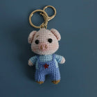 Llaveros Personalizados - Conejito Crochet Hecho a Mano, Llavero Premium para Bolso