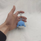 Llavero con Peluche Ballena Tejido a Mano - Accesorio Premium para Bolso y Mochila