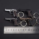 Llavero para Moteros - Pistola 92F Desmontable de Aleación, Regalo Premium para Coleccionistas