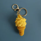 Llavero personalizado de crochet - Mini helado artesanal único
