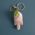 Llavero personalizado de crochet - Mini helado artesanal único