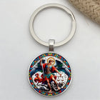 Llavero para Bolso San Miguel Arcángel Protector - Amuleto Religioso Premium
