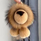 Llavero con Peluche Conejo Artesanal – Pompón de Pelo y Colgante de Aleación Premium