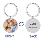 Llaveros Personalizados con Foto - Regalo Único para Familia y Pareja - Acero Inoxidable Premium