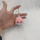 Llavero con Peluche Ballena Tejido a Mano - Accesorio Premium para Bolso y Mochila