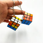 Llaveros Charms Cubo Mágico 3x3cm - Original y Divertido Llavero para Bolso, Regalo Premium